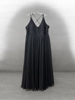 Azazie Black Formal Dress plus size